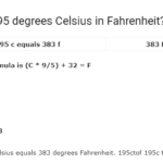 195 c to f