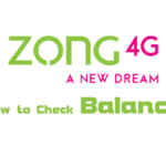 how to check zong balance